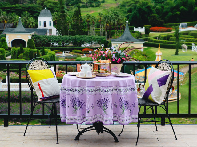 afternoon tea @ The Blue Sky Resort Khao Kho