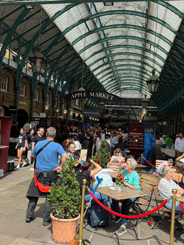 英國景點巡禮 柯芬園 中國城 Apple market