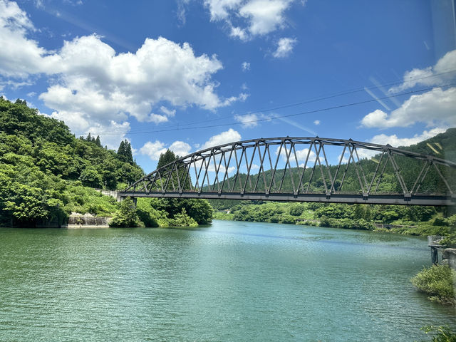 只見線鐵道🚞沿途如畫般的風景