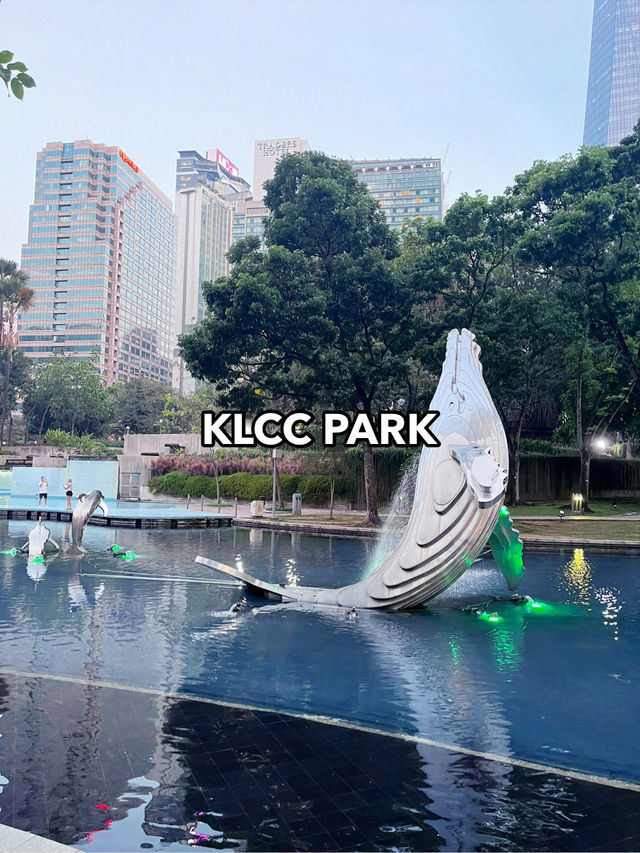 KLCC Park: Scenic Urban Escape with Iconic Twin Tower Views