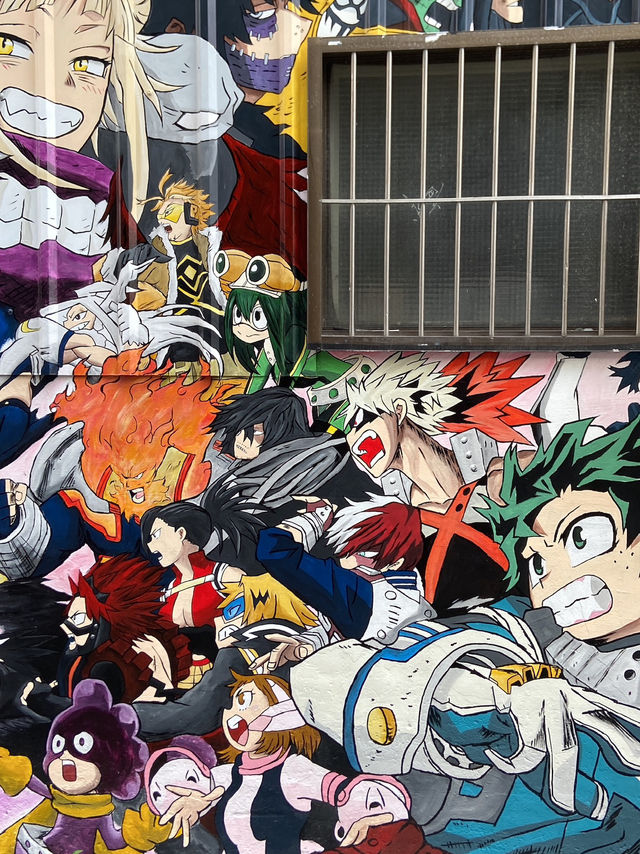 Taichung's Anime Delight: Painted Animation Lane
