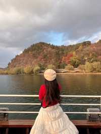 배를 타고 진주 남강을 건널 수 있는 체험🤍