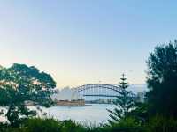 Sydney’s famous landmark view from  Mrs Macquaire’s chair 🇦🇺🌅