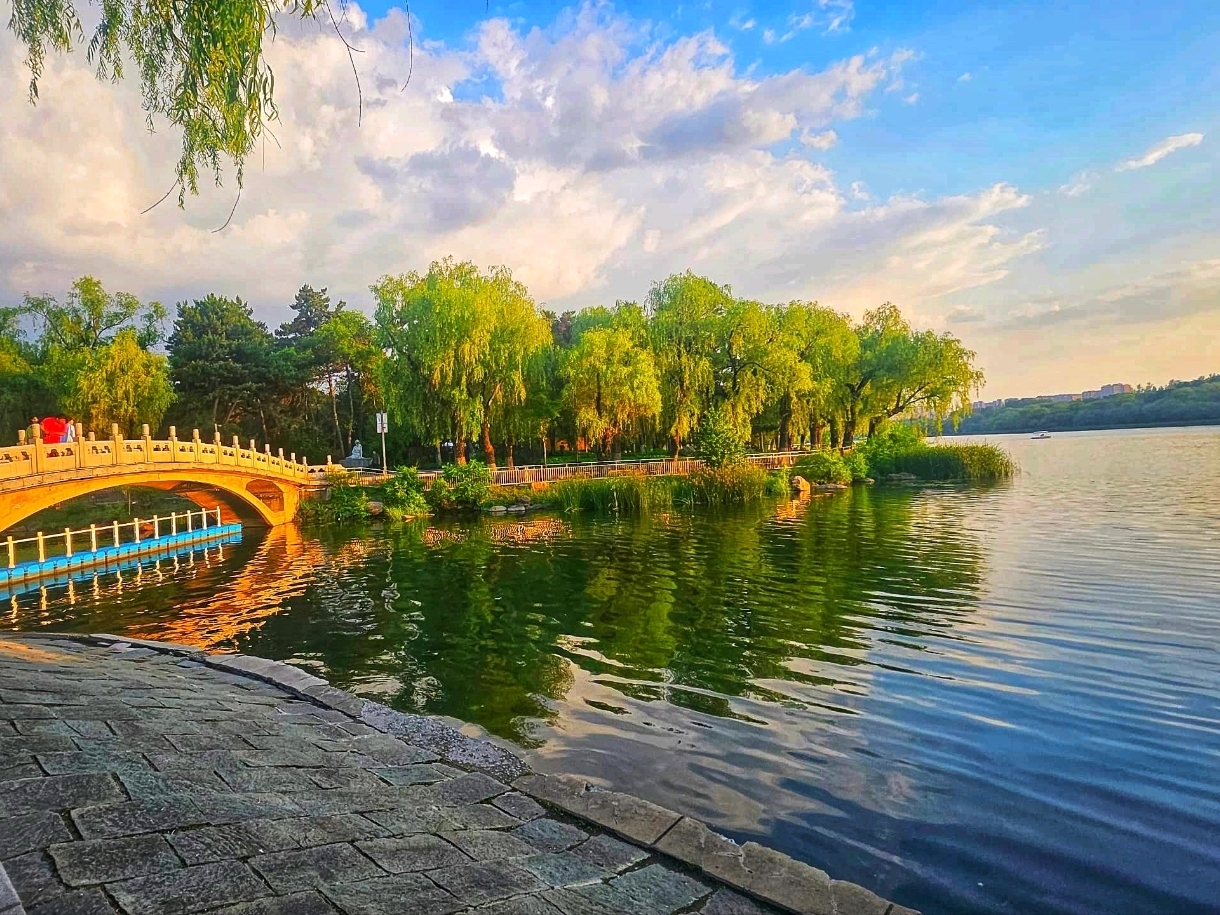 🌳✨ Nanhu Park – A Perfect Blend of Nature and Serenity
Nanhu Park is a peaceful sanctuary where lush greenery, sparkling waters, and scenic landscapes create a truly refreshing experience. As one of the most beloved parks in the city, it offers the perfect escape for those seeking relaxation and natural beauty.
The park's vast lake, picturesque bridges, and tree-lined pathways provide stunning views throughout the year. Whether you are taking a leisurely walk, enjoying a boat ride, or simply sitting by the water, the calm atmosphere instantly brings a sense of peace and tranquility.
Every season adds its own charm to Nanhu Park. Blooming flowers in spring, vibrant greenery in summer, colorful foliage in autumn, and snow-covered scenery in winter make the park a beautiful destination all year round.
The combination of fresh air, scenic beauty, and peaceful surroundings makes Nanhu Park an ideal place for photography, outdoor activities, and creating unforgettable memories with family and friends.
📍 Location: Changchun, Jilin, China
✨ A place where nature's beauty unfolds in every season and every visit feels like a refreshing escape. 🌿🌊💚
#NanhuPark   #Changchun   #NatureEscape   #TravelChina   #LakeViews   #PeacefulMoments   #ExploreChina   