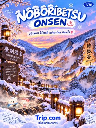 Like Stepping into a Fairytale: One Day in Noboribetsu Onsen ❄️