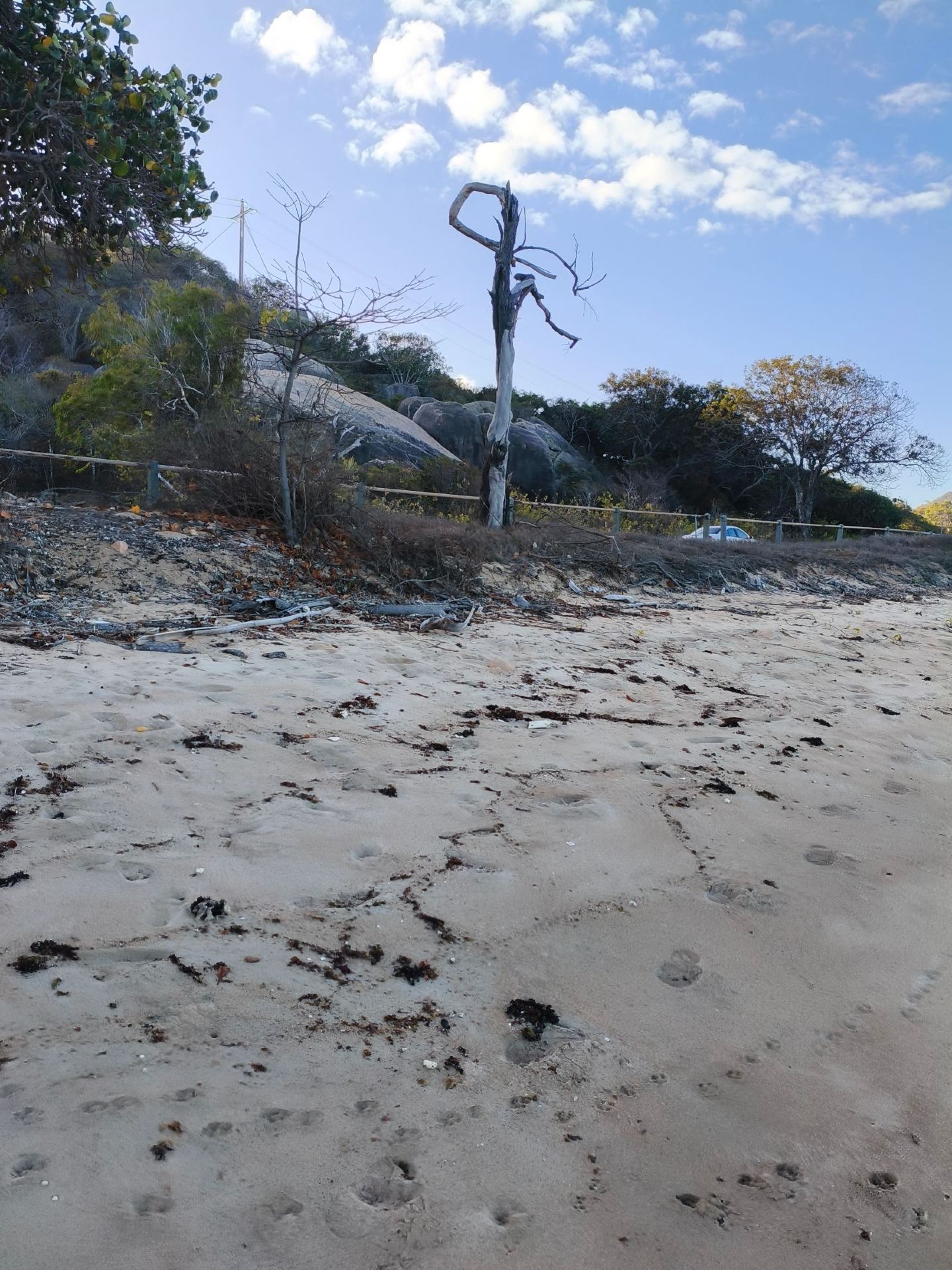 booked in the hostel in magnetic island . 
for 6nights ...went to see  lookouts(the  forts,picnic lookout,other lookouts..wanked bare feet on the sand...close to bay water.
peaceful,layedback area. ,where one can relax,,,,it was once in a lifetime experience