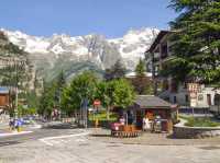 Courmayeur, a village in the heart of the Alps