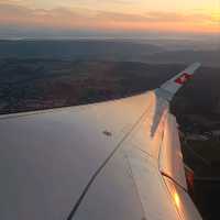 Beautiful Sunrise above Zurich 