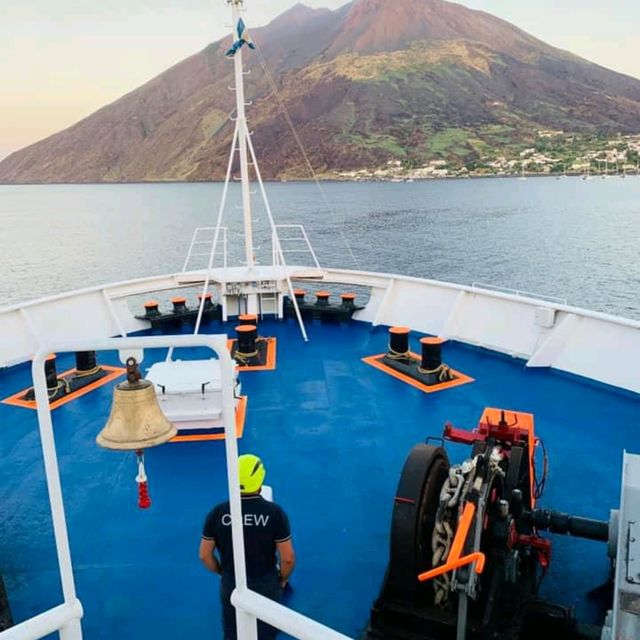 Stromboli one of the active Volcano