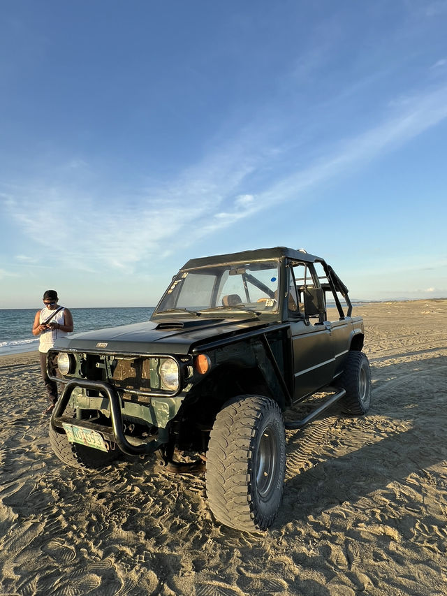 Sand Dunes meets the sea - Paoay, Ilocos Norte, Philippines 