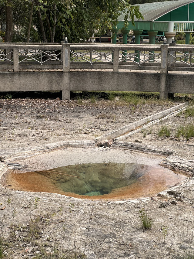 Free hot spring in Surat Thani