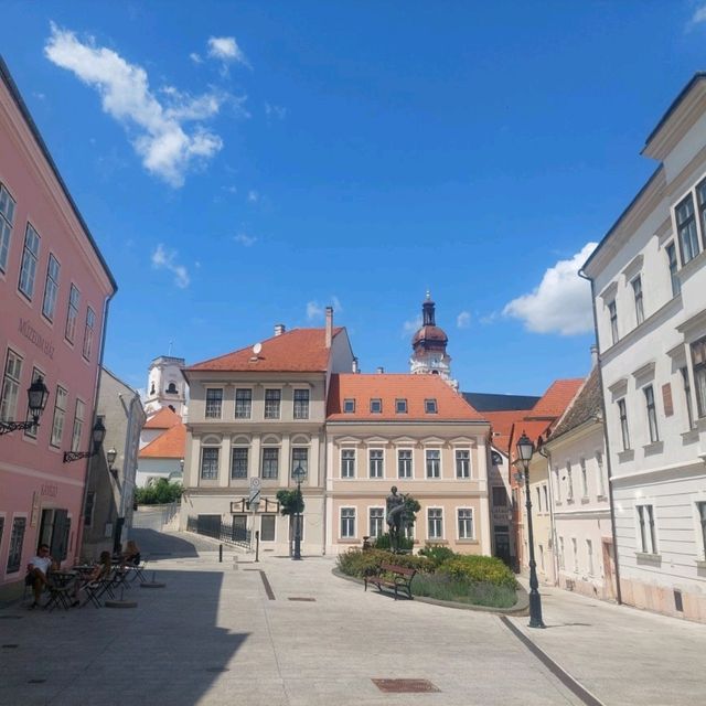 Győr, the city center is nice