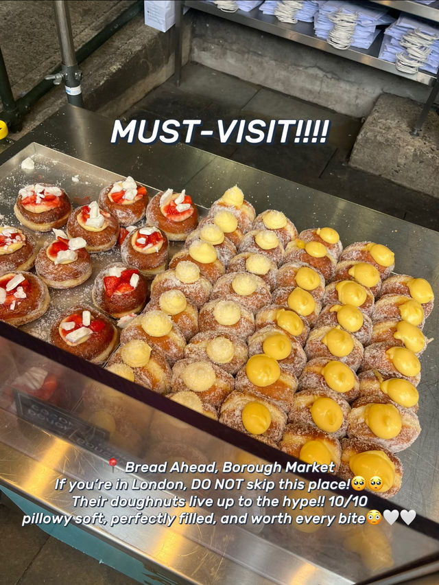 🍩 Bread Ahead at Borough Market – A Must-Try in London!
