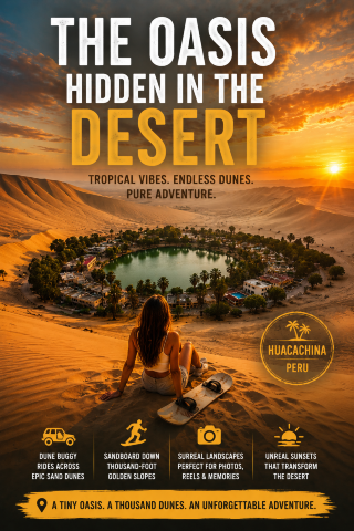 Have You Ever Seen an Oasis Hidden in the Desert ?🌴🏜️