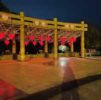 A Temple with a beautiful Night View 