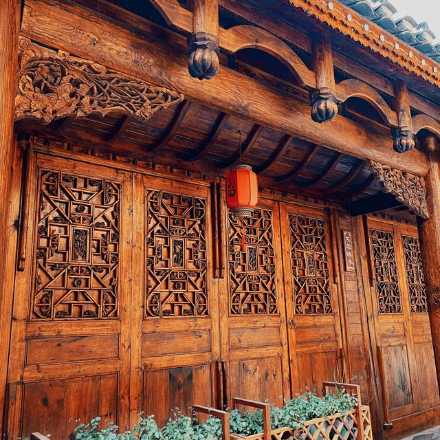 Beautiful ancient Chinese town 