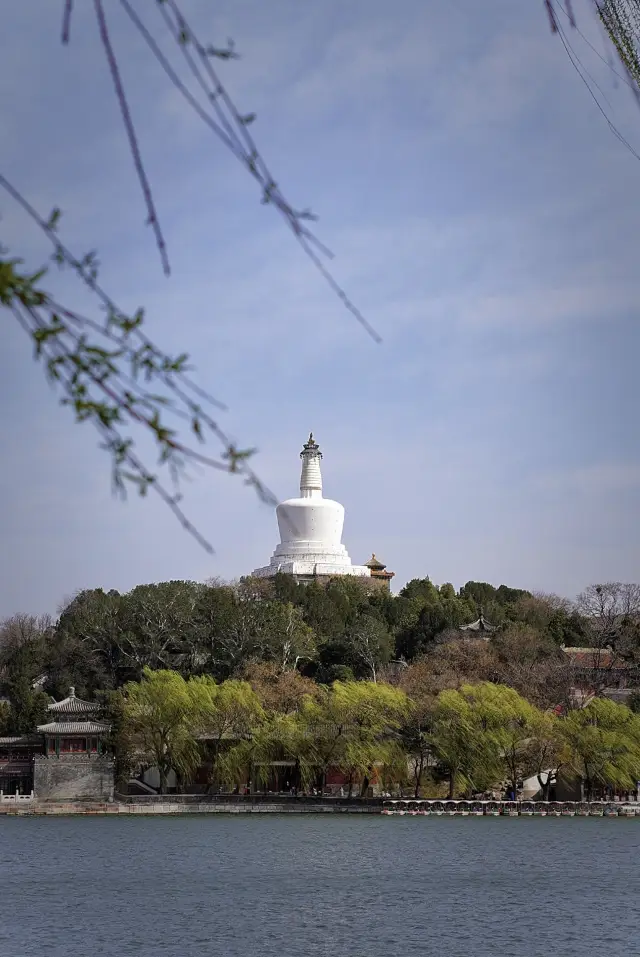 ไปเที่ยวสวนสาธารณะ Beihai ในฤดูใบไม้ผลิ