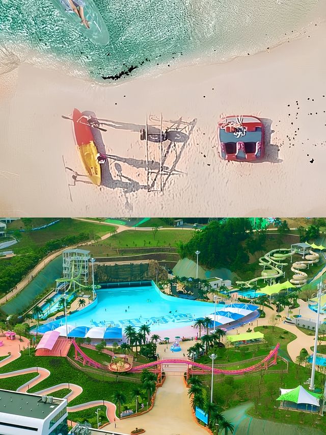 浙江安吉歡樂風暴水樂園，溜娃好去處