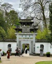 It seems as if I haven't left the country, as I find myself in a Chinese garden in Frankfurt. I am bewildered. 😵