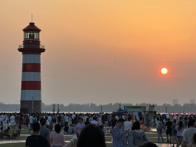 南京魚嘴濕地公園｜河西新城小墾丁。