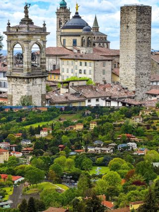 The best panoramic viewing platforms in Bergamo.
