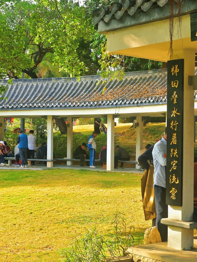 四海公園：飲咖啡、逛公園、曬太陽……