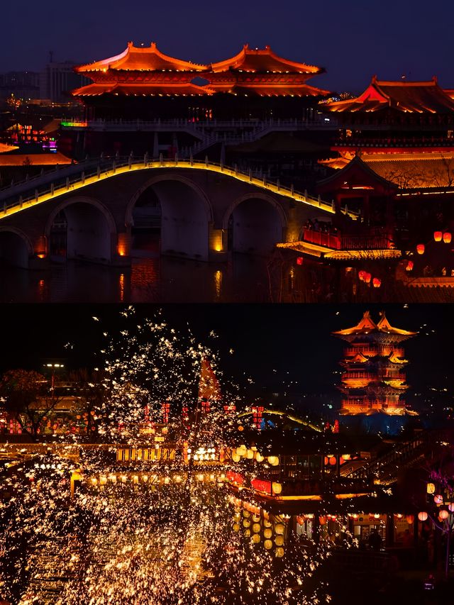 開封打鐵花靚到窒息，太震撼喇～