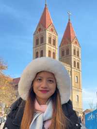 🙏 Golden time at St. Michael’s Cathedral