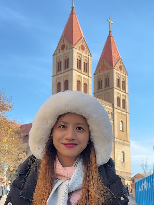 🙏 Golden time at St. Michael’s Cathedral