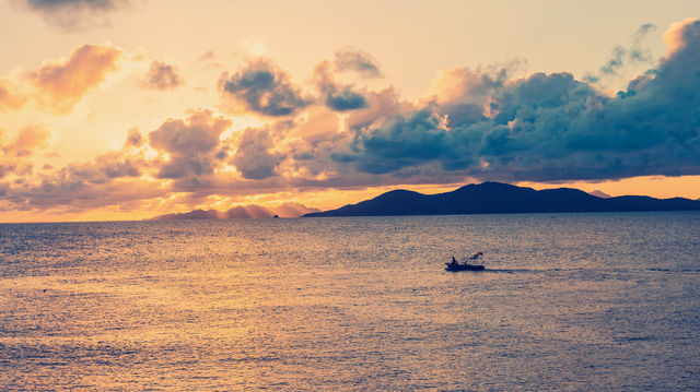 下川島旅遊《下川島畔，夕陽與海的夢幻曲》