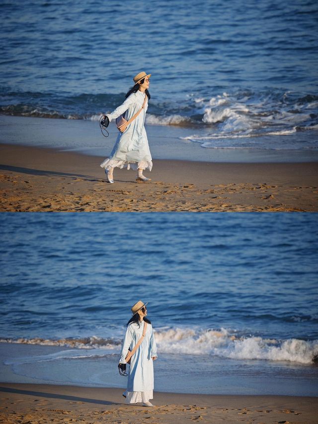 廈門黃厝沙灘 人生的浪漫 看海佔一半