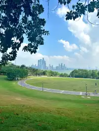 杭州小朋友羨慕到哭了深圳灣騎行yyds！
