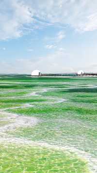 青海藏着片「天空之鏡」!察爾汗鹽湖美到讓人失語