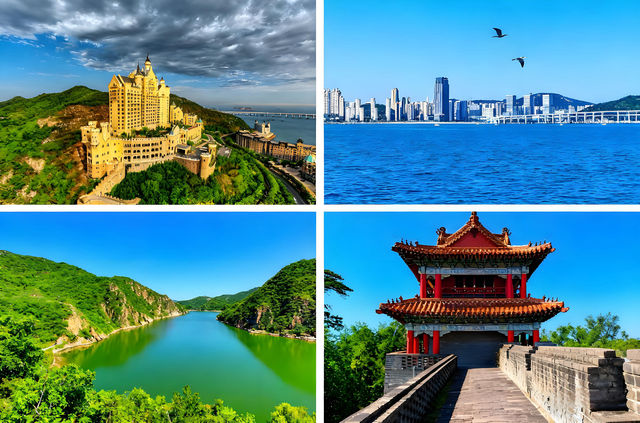 8日遊覽遼東,邂逅海陸風情畫卷。 8日遊覽遼東,邂逅海陸風情畫卷。