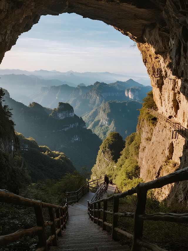 天門山冬日雪景!親子選B線輕鬆玩遍仙境~ 天門山冬日雪景!親子選B線輕鬆玩遍仙境~