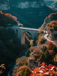 濰坊石門坊親子賞秋!帶娃解鎖漫山紅葉的浪漫