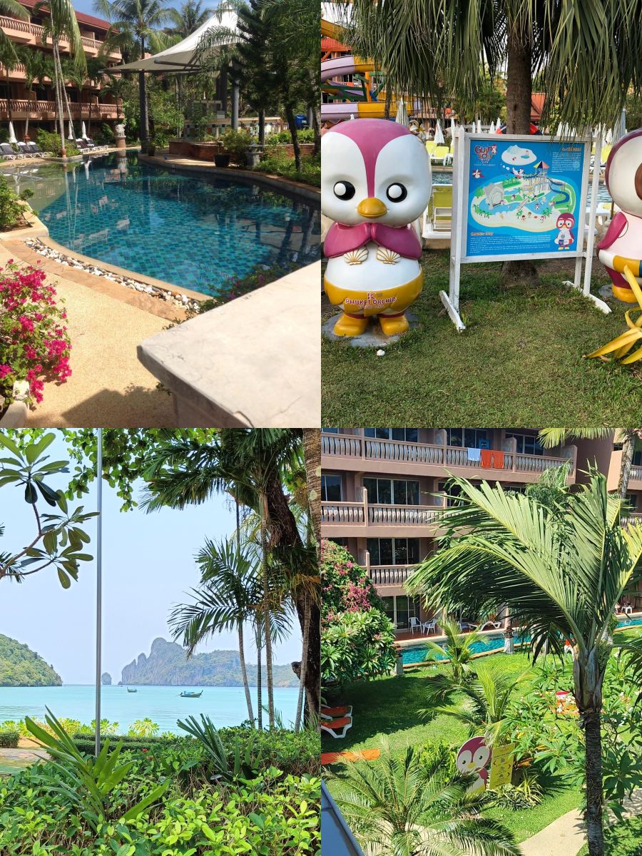 A family-friendly resort just 3 minutes from Karon Beach 🌊🌴

Phuket Orchid Resort is ideally located at 34 Luang Phor Chuan Rd, Karon Beach, just a three-minute walk to the sand. There are plenty of convenience stores nearby, such as 7-11, fruit shops, and pharmacies, making it super easy to grab snacks or beach essentials! 🏄‍♀️🏖

The hotel has a super relaxing vibe, with architecture and decor that give off a fresh and comfortable feel. The various facilities at the hotel truly evoke a strong sense of vacation—multiple pools and waterslides are perfect for kids to have a blast! Upon check-in, the front desk staff were incredibly enthusiastic, and the speed of service, from luggage handling to check-in, was very satisfying. ❤️✨ The rooms are spacious and cozy, with a well-thought-out layout, making them great for families with kids or groups of friends.

The rooms are truly spacious! The beds are super soft, making you feel like you're sinking right in, perfect for those who love comfortable mattresses. The bathroom is also super clean, the air conditioning is cool, and everything in the room is very thoughtful, such as separate beach towels and bath towels, which is super convenient. What made me happiest was the direct pool access from the room—imagine jumping straight into the pool from your balcony, who else offers such an accommodation experience? And that super tall slide, not just kids, but even adults can't stop playing on it! ⛱️

The area around the hotel is a treasure trove, with so many great restaurants and leisure spots that you'll be tired from exploring! A few restaurants are highly recommended, such as Pasha Turkish European & Thai Restaurant Karon Beach and Golden Paradise Restaurant, both with excellent food! There are also many massage parlors and tailor shops nearby. Catch the sunset at Karon Beach, go diving with Pray Dive, or get a massage at Pearl Spa to melt away your fatigue in minutes ✨. In short, stepping out of the hotel puts you in a paradise of food, drinks, and entertainment.

The only minor imperfection might be that this area is close to the beach, so there can be more mosquitoes at night; remember to bring mosquito repellent. However, this doesn't affect the overall hotel experience at all. With the kind and enthusiastic staff and abundant facilities, it was a super happy stay! 🍹

Overall, Phuket Orchid Resort is really suitable for family trips, especially with children—they'll have so much fun playing in the water they won't want to leave. If I come to Phuket again, this place will definitely still be on my list! 