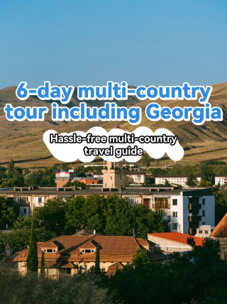 6-day multi-country Georgia travel guide for beginners, save this now