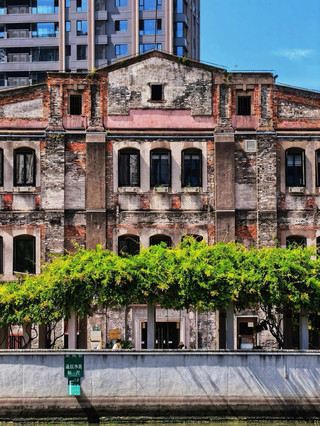 The weathered exterior can't hide the vintage luxury inside. — Du Yuesheng's private granary & China