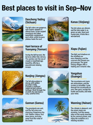 A brief season each year: 8 top fall spots from September–November, and if you miss them you'll have to wait another year