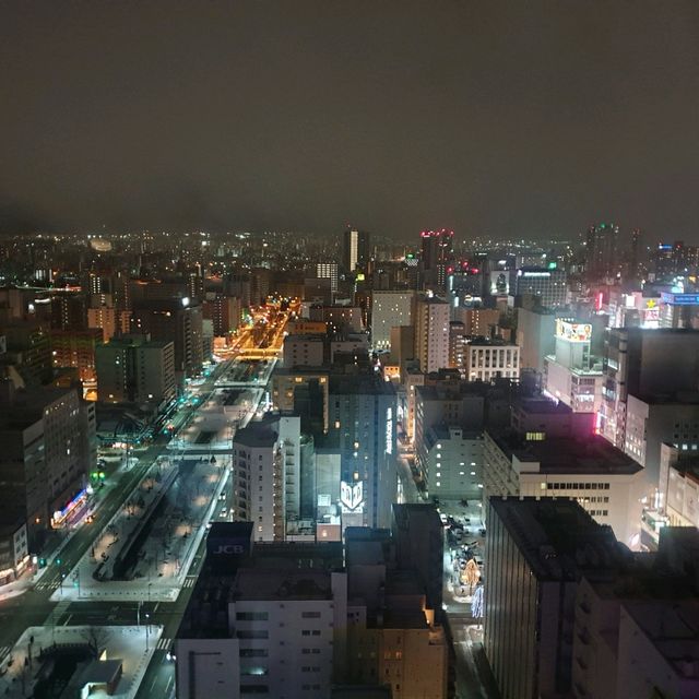 삿포로 시내 전체의 야경까지 즐길 수 있는 TV타워