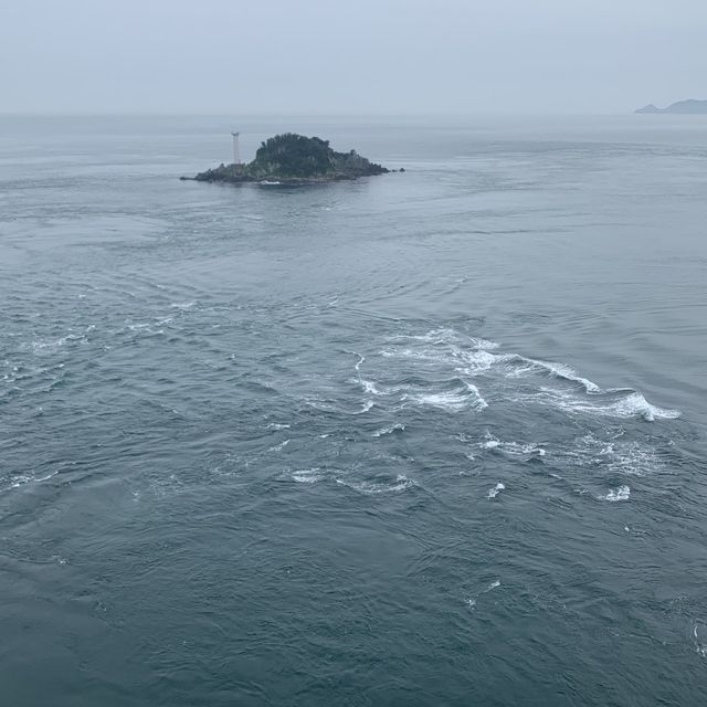 Amazing whirlpool in the sea