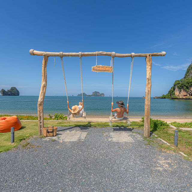 นอนชิลฟีลติดเกาะที่อ่าวต้นไทร กระบี่🏝️