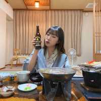 노보리베츠 온천마을 전통료칸 가이세키먹고 온천♨️