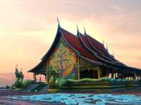 วัดสิรินธรวรารามภูพร้าว  วัดเรืองแสง  อุบลราชธานี