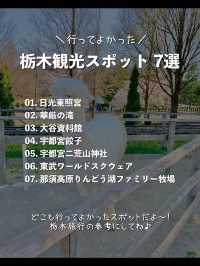【栃木】行ってよかった！栃木の観光スポット7選