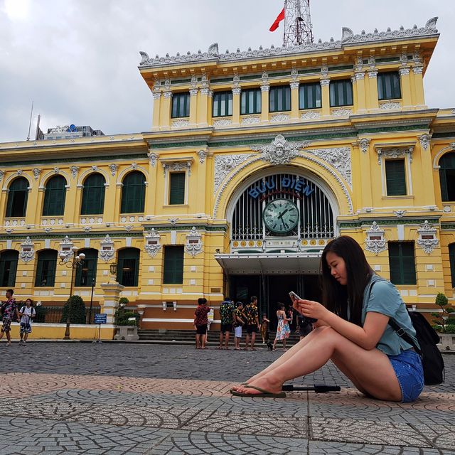 City walk in Ho Chi Minh 🌸🌼🌻