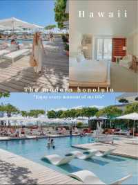 観光に便利な好立地＆高コスパ！Hawaiiのオシャレホテル！The modern honolulu