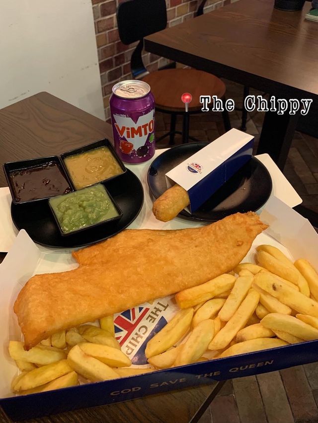 英倫風🇬🇧足料Fish & Chips
