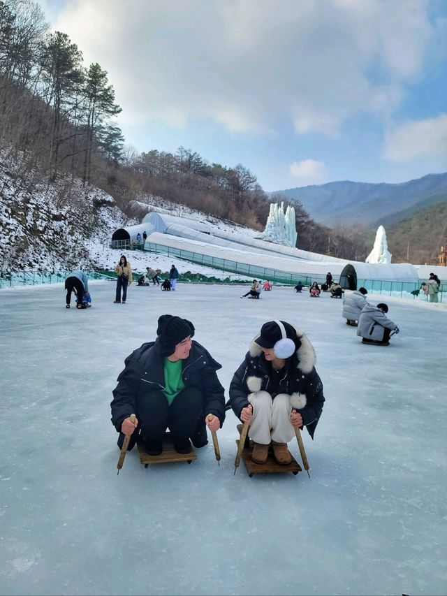 어른이도 신나는 하루종일 무제한 썰매타기❄️